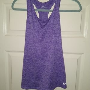 Nike Dri Fit Purple Tank Top Women's Size XS.